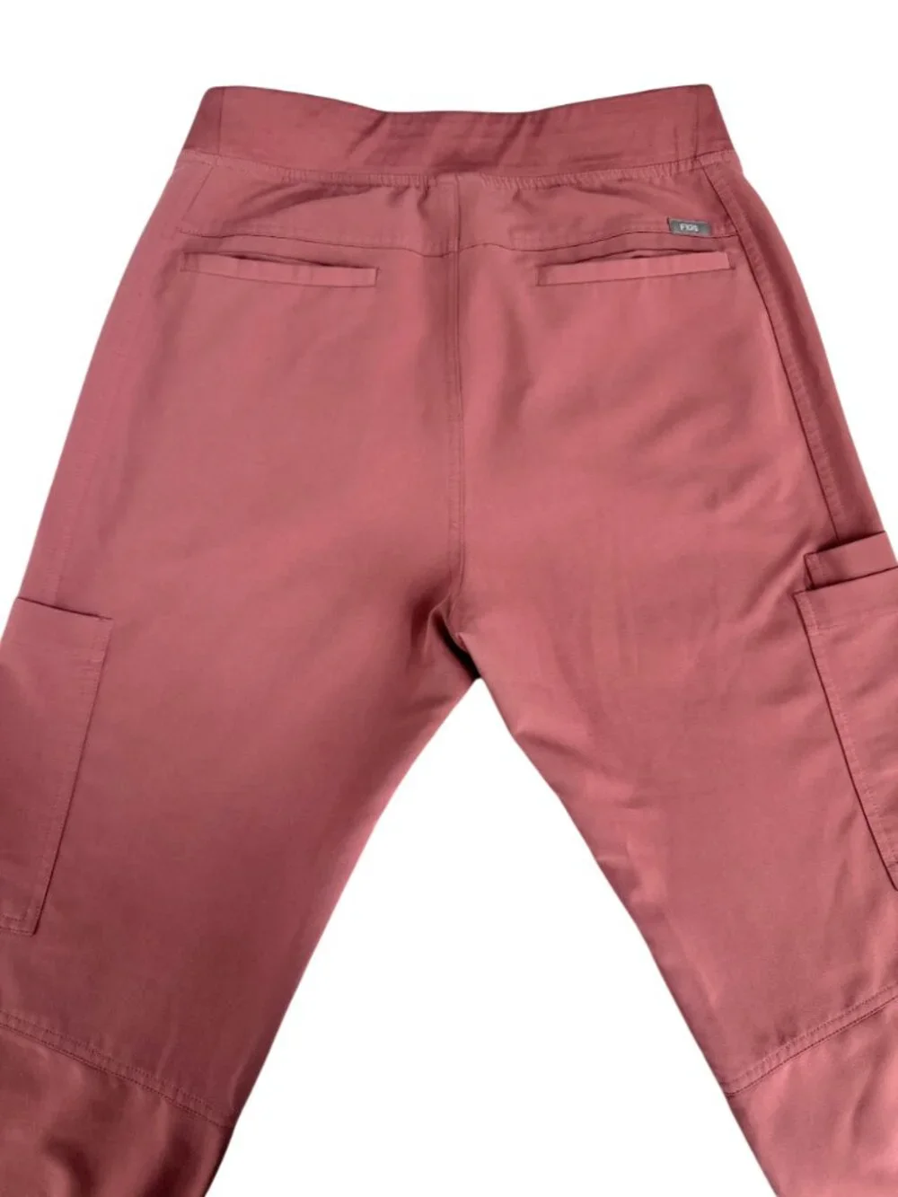 FIGS Axim Cargo Scrub Pants Men’s Small Mauve Jogger Stretch Medical
